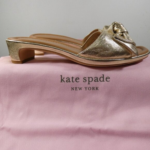 Kate Spade New York Lilah Sandals Pale Gold 8.5 B (M) - Picture 4 of 9